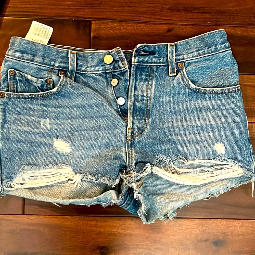 Levi 501 denim shorts